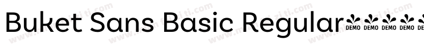 Buket Sans Basic Regular字体转换